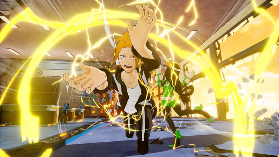 Denki Kaminari My Hero One's Justice Wallpaper