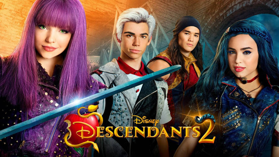 Download free Descendants 2 Cast Cover Poster Wallpaper - MrWallpaper.com