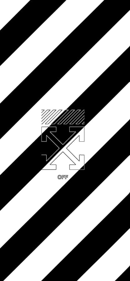 Diagonal Stripe Pattern Off White Iphone Wallpaper