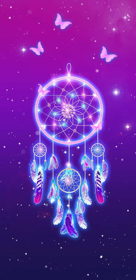 Dive Into A Glitter Galaxy Of Colors Wallpaper