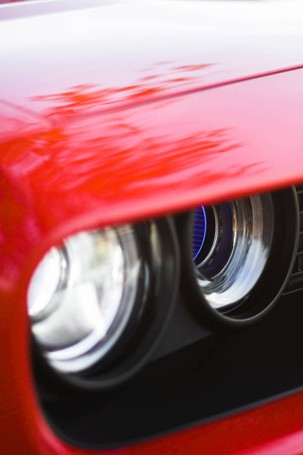 Dodge Challenger With Twin Headlights Wallpaper