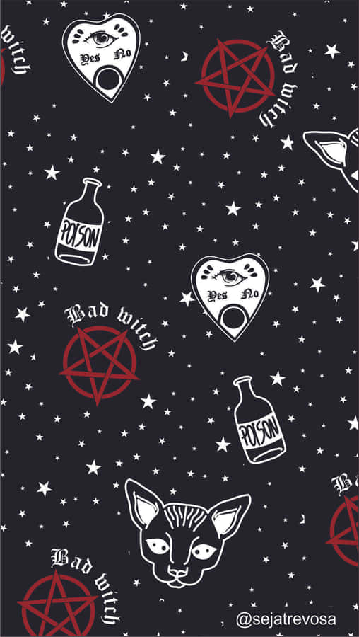 Don't Be Afraid Of The Halloween Witch, Embrace The Style! Wallpaper
