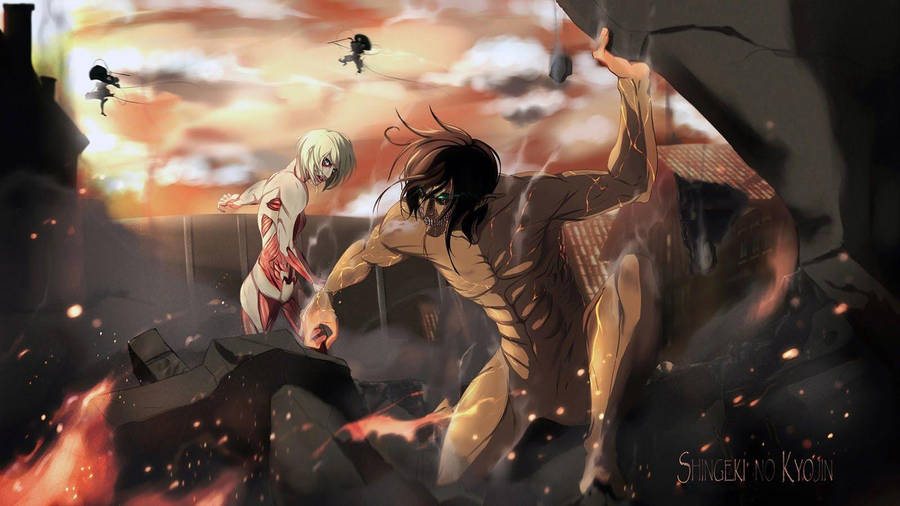 Attack On Titan wallpaper for desktop and mobile phone