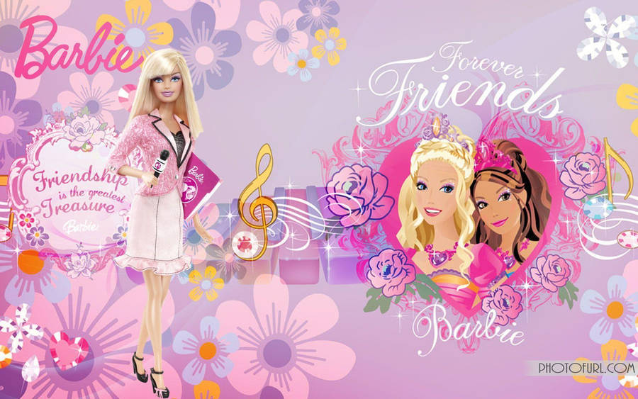 Barbie Wallpapers: Merge childhood memories with trendy decor