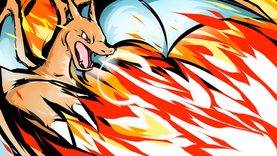 Charizard wallpaper for desktop and mobile phone