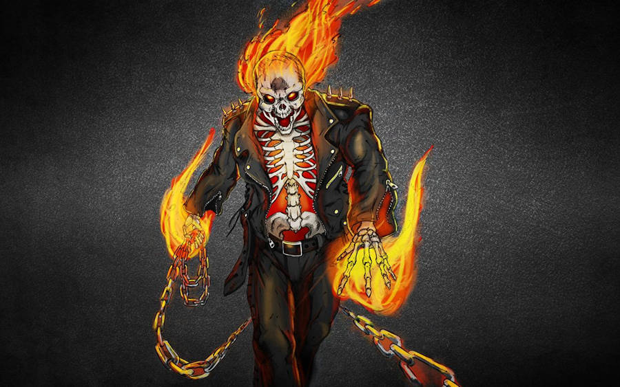 Wallpaper Ghost rider, comics, ghost rider for mobile and desktop, section  фантастика, resolution 3492x2700 - download