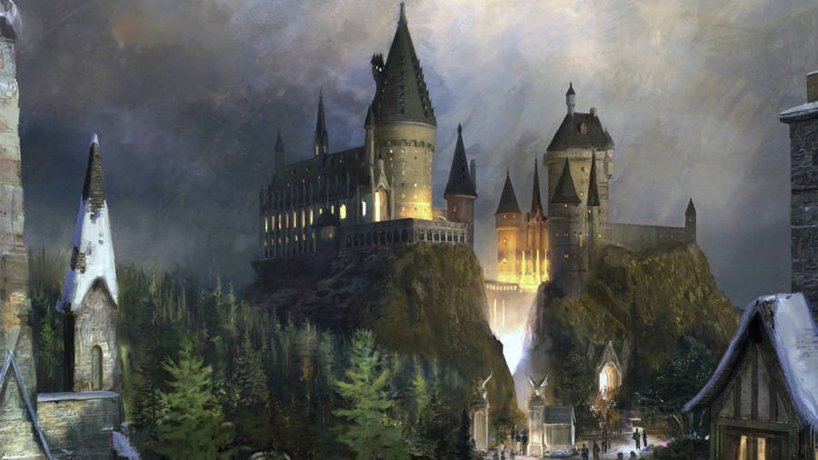 Hogwarts Wallpaper by doraleepee on DeviantArt