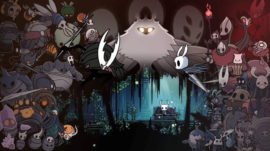 Every Single Boss & NPC in Hollow Knight - Poster/Desktop Wallpaper :  r/HollowKnight