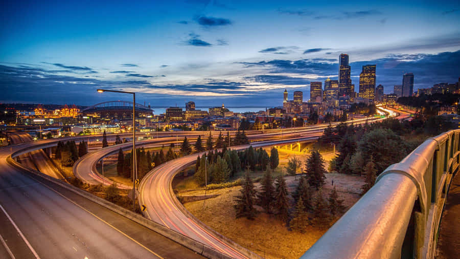 Dr Jose Rizal Park Seattle At Night Wallpaper