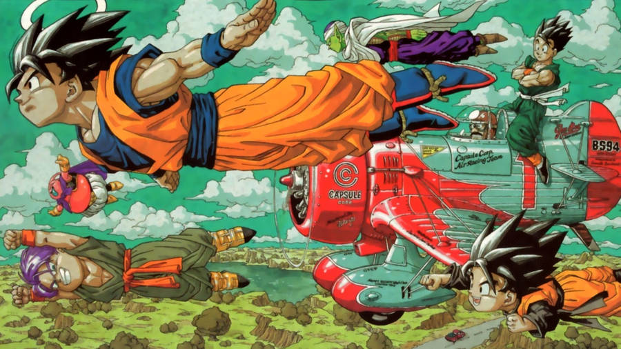 Dragon Ball Z Flying Goku Wallpaper