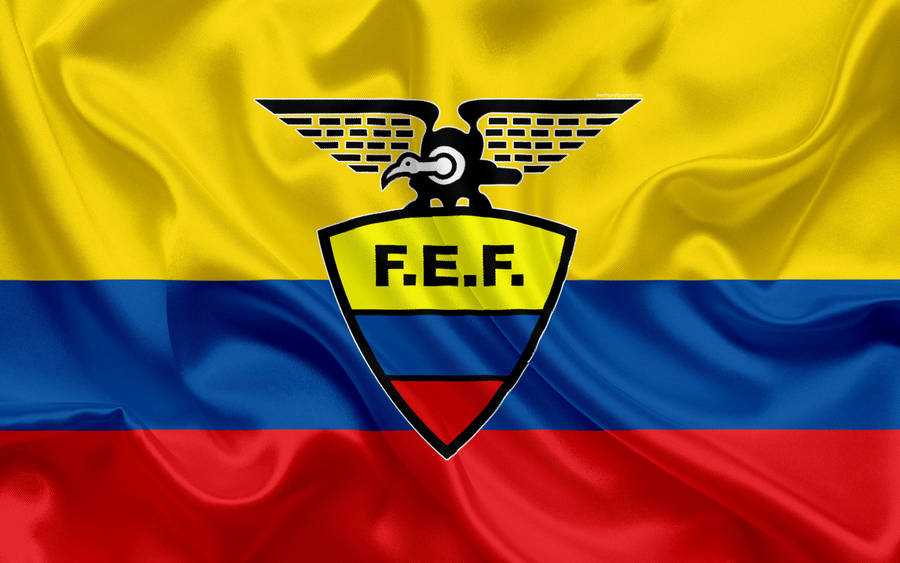 Ecuador National Football Team Satin Flag Wallpaper