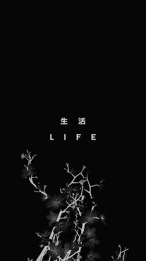 Elegant Black And White Aesthetic Phone Wallpaper