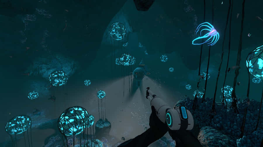 Embark On The Ultimate Aquatic Adventure In Subnautica 4k! Wallpaper
