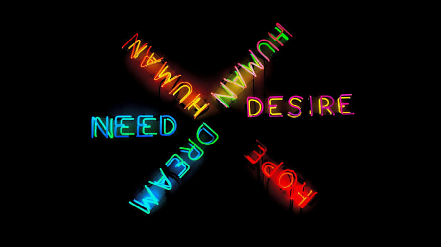 Embrace The Power Of Bold Neon Colors Wallpaper