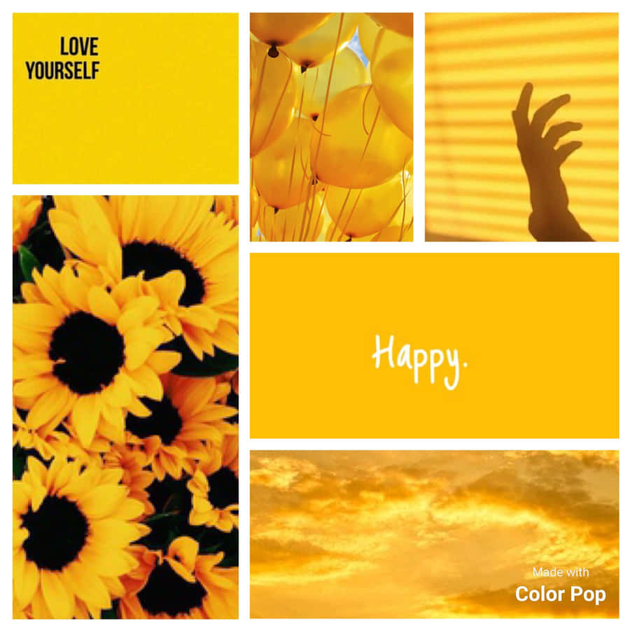 Embrace The Simple Things In Life – A Yellow Aesthetic Tumblr. Wallpaper