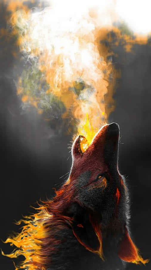 Embrace The Wild Nature Of The Wolf Iphone! Wallpaper