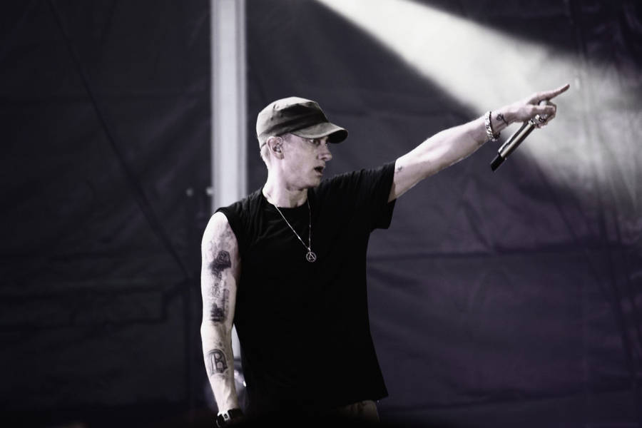 Hiding behind the tears of a clown — Eminem Tattoos