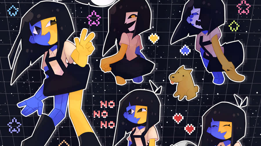 Ena Character Art Collection Wallpaper