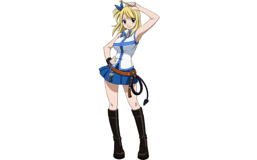 Enchanting Lucy Heartfilia From Fairy Tail Wallpaper