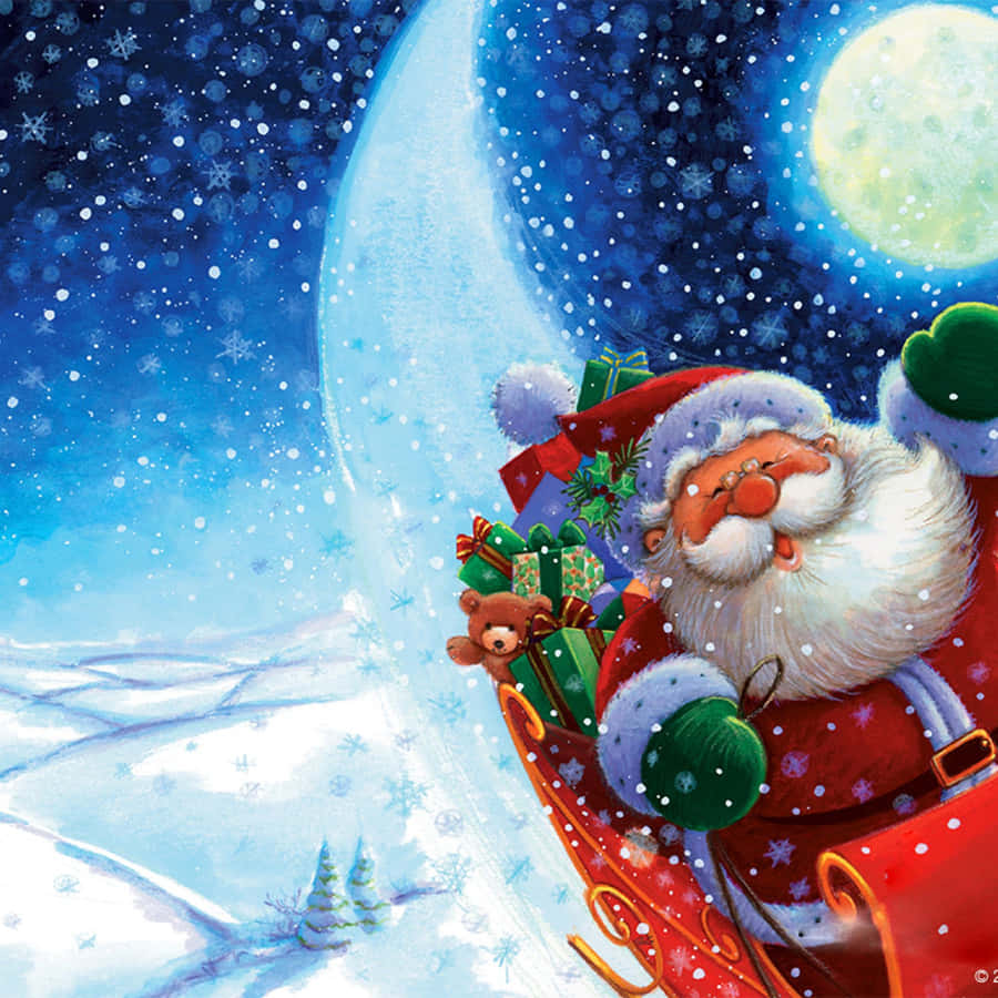 Enjoy A Simple Christmas With An Ipad Wallpaper