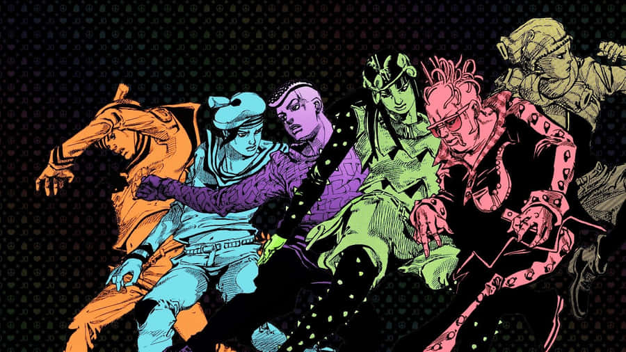Enjoy A Stylish Desktop With Jojo Wallpaper Wallpaper