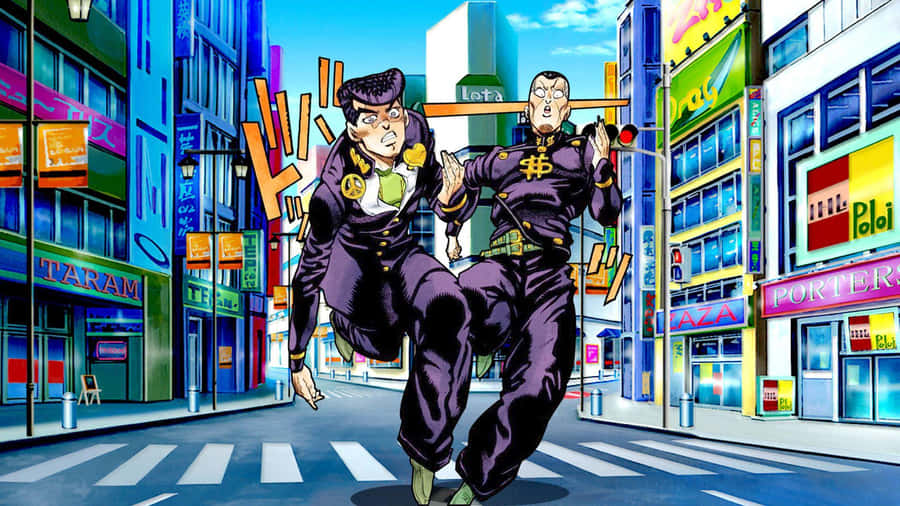 Enjoy Jojo's Bizzare Adventure On Your Desktop Wallpaper