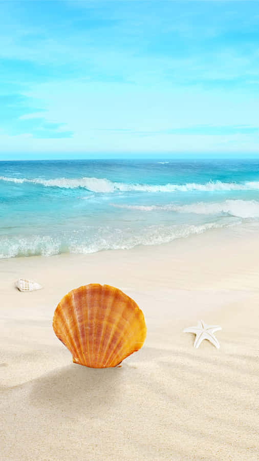 Enjoy The Beauty Of A Hi Res Beach Wallpaper