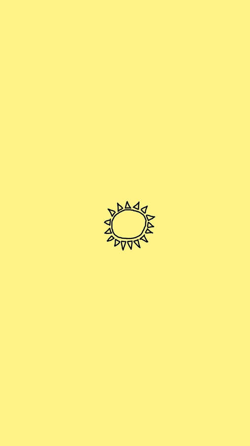 Download free Enjoy The Sunshine With A Cute Yellow Aesthetic ...