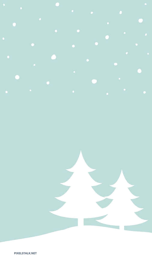 Enjoy The Winter With A Scenic View Of Snow-covered Mountains Wallpaper