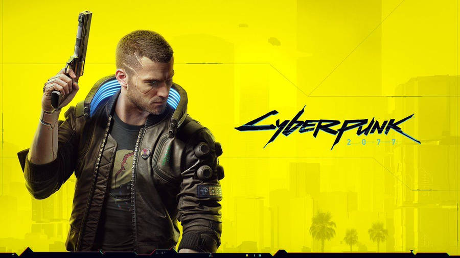 Enter Night City And Live The Dream Wallpaper