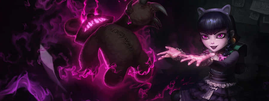 Enter The Wondrous Twilight World Of Purple Gothic Wallpaper