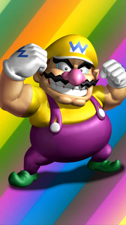 Download Free Epic Wario In Action Wallpaper - Mrwallpaper.com