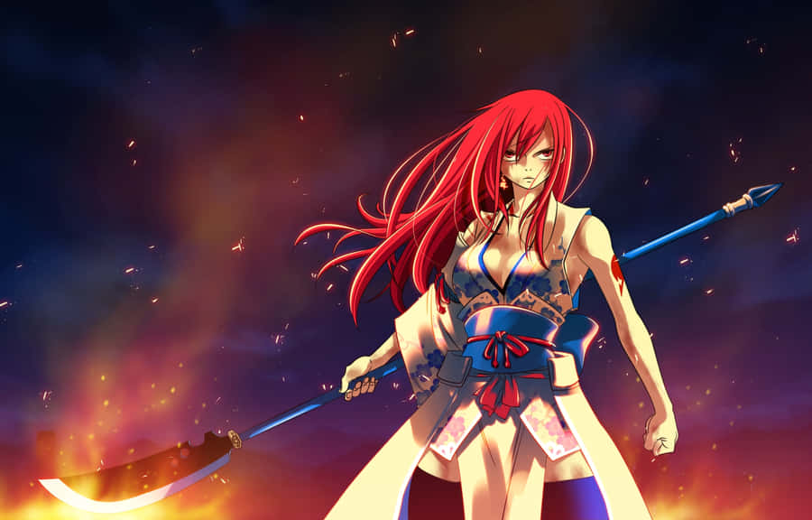 Erza Scarlet Wallpaper by KingHorvath on DeviantArt