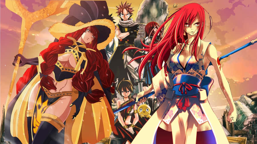 Erza Scarlet: The Sleeping Knight Wallpaper