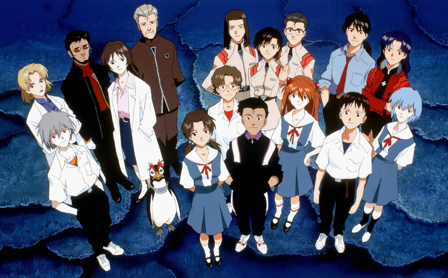 Evangelion Main Characters Wallpaper