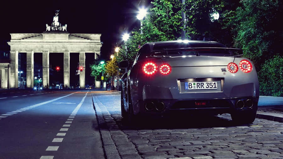 Experience A Thrill Ride With The Nissan Gtr Wallpaper