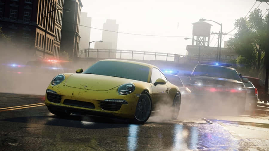 Experience Lightning-fast Performance With The Need For Speed Laptop Wallpaper