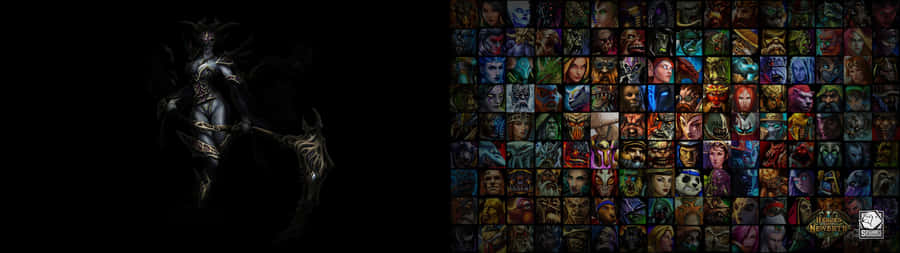 Experience The Action Two-fold With The Avengers Dual-screen Wallpaper