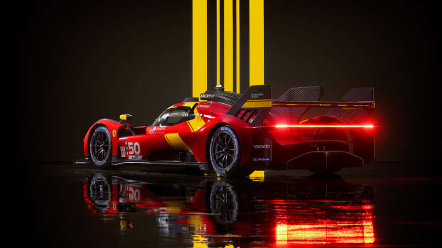 'experience The Thrill Of The Road With Cool Ferrari Cars' Wallpaper
