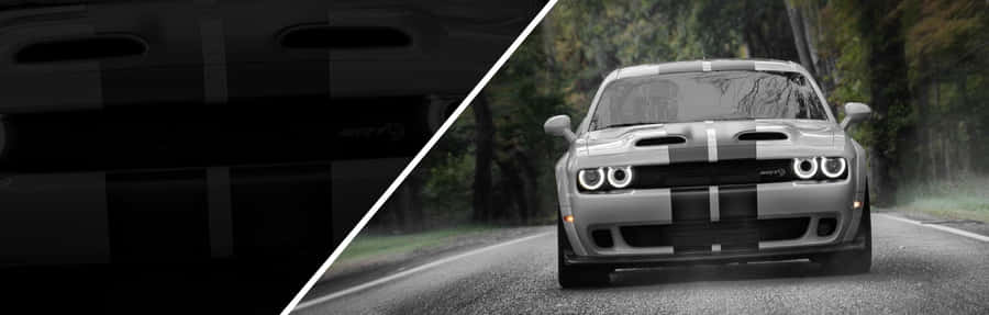 Experience Thrilling Speeds With Dodge Challenger 4k Wallpaper