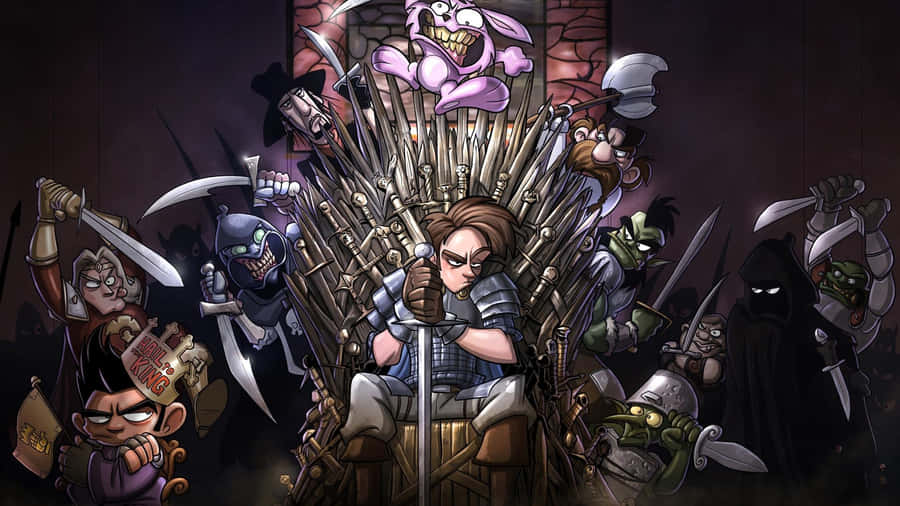 Explore A Digital World Filled With Imagination And Excitement In This Beautiful Game Art. Wallpaper