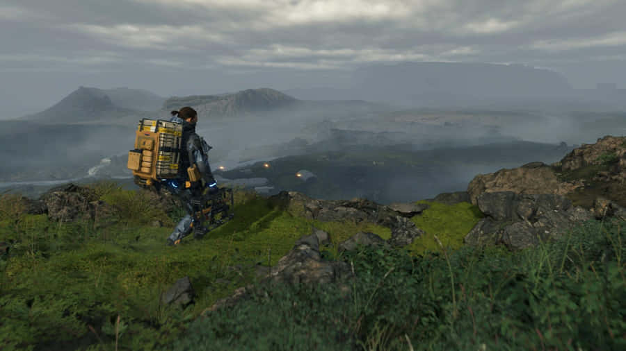 Explore The Desolate Post-apocalyptic World Of Death Stranding Wallpaper