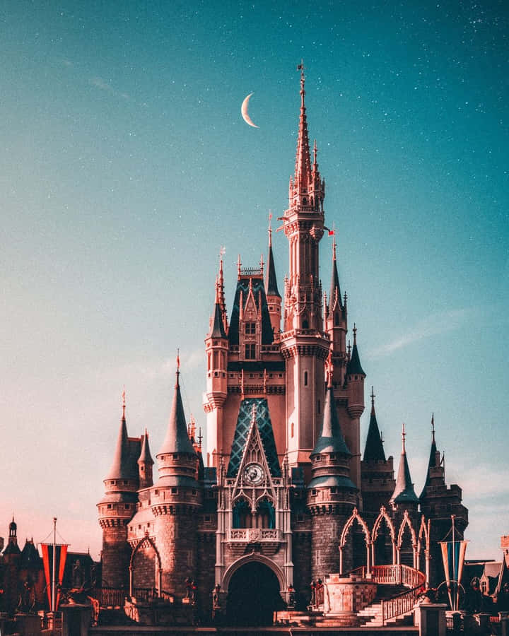 Explore The Grounds Of A Picturesque Castle Aesthetic Wallpaper
