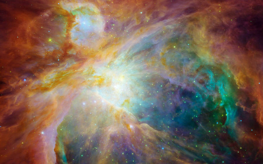 Explore The Luminescent Galaxy With Dark Blue Wallpaper
