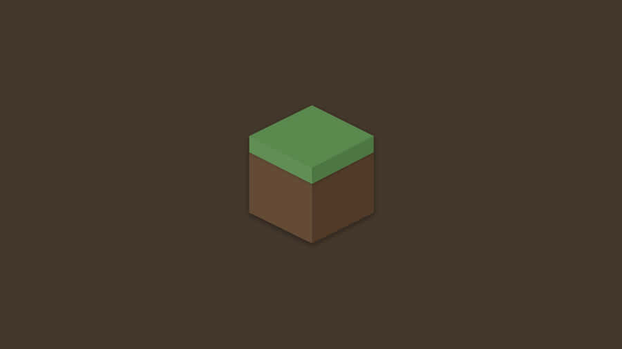 Explore The Lush Green Pastures Of Minecraft With Its Verdant Grass. Wallpaper