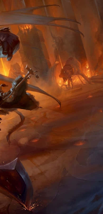 Explore Your Imagination With Your Dungeons And Dragons Phone Wallpaper