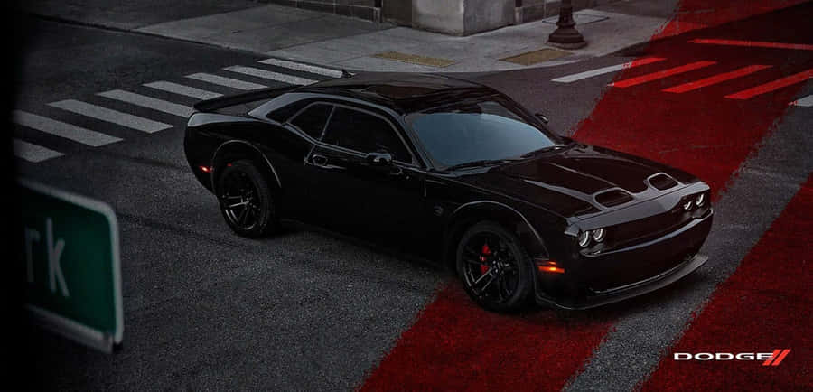Explore Your Urban Street With The Dodge Challenger 4k Wallpaper