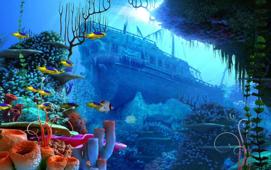 Exploring A Mesmerizing Underwater World Wallpaper