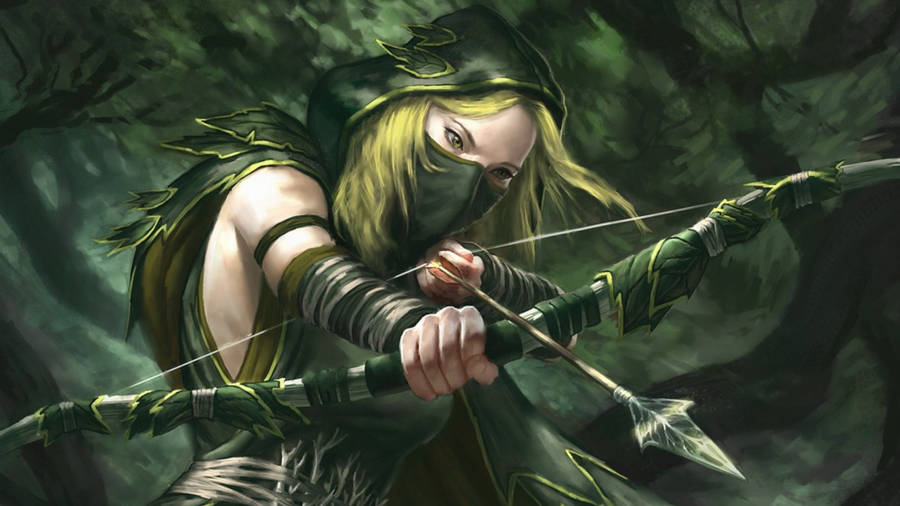 Fantasy Archer HD Desktop Wallpaper 111067 - Baltana