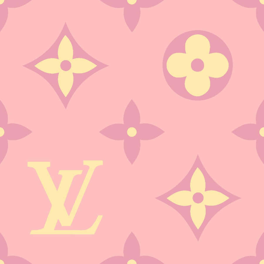 Fashionista With Pink Louis Vuitton Wallpaper